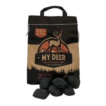 Holzkohlebriketts – 2 kg | Für Grill und Kohle