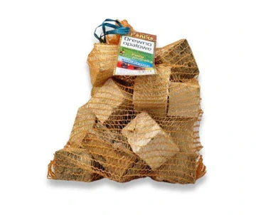 Brennholzstücke 20 l im Sack – für Öfen, Kamine, Saunen, abgelagert