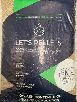Nadelholzpellets – LET'S PELLET IN A1 zertifiziert | Sack 15 kg