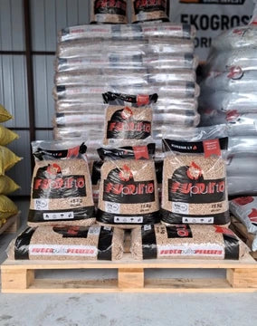 Premium Nadelholzpellets – FUDCO EN+ A1 | 15kg Sack | Brennstoff