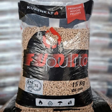Premium Nadelholzpellets – FUDCO EN+ A1 | 15kg Sack | Brennstoff