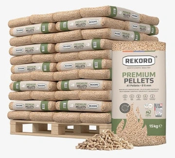 Holzpellets A1 – Nadelholz | Sack 15 kg | Deutsch | Hochkalorisch & Zertifiziert