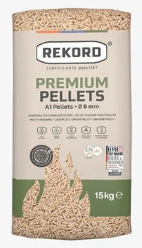Holzpellets A1 – Nadelholz | Sack 15 kg | Deutsch | Hochkalorisch & Zertifiziert