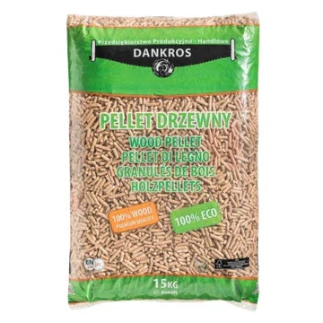 Holzpellets Dankros ENplus A1 – 15 kg Sack | Brennstoff für den Winter