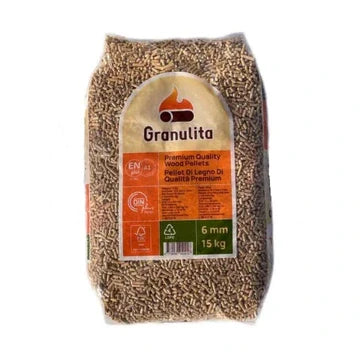 Holzpellets GRANULITA – Palette 1050 kg | Zertifiziert | 70 Säcke