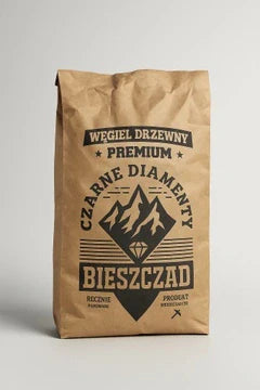 Holzkohle für Grill – 12 kg | Bieszczad Schwarze Diamanten Premium